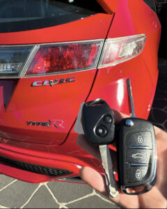 honda civic new flip key conversion